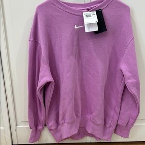 Nike Women's Lavender Crew Neck Sweater